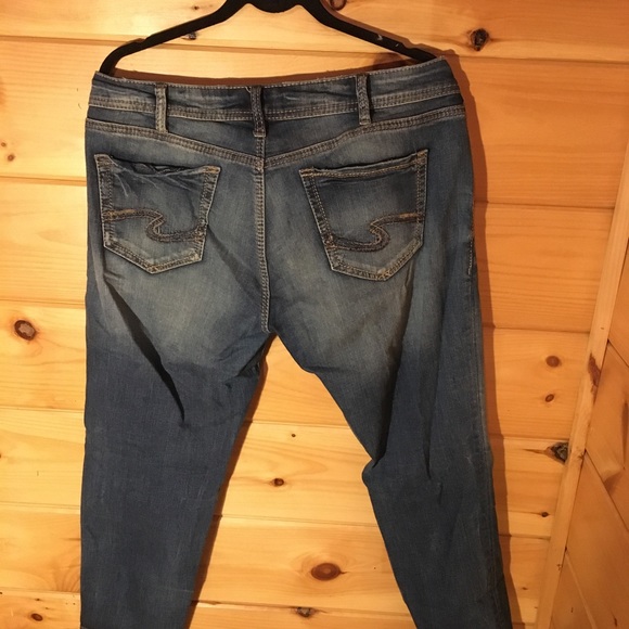 Silver “sam” boyfriend crop jeans - Picture 4 of 5